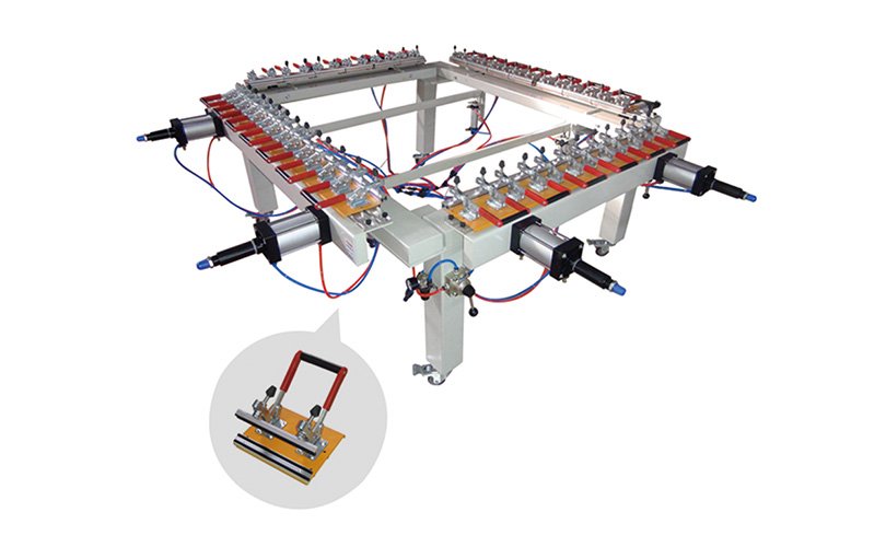 HJD-F4 เครื่องขึงบล็อคระบบลมอัตติโนมัติ